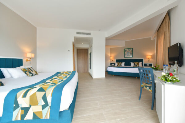 blue beach golf & spa chambre quadruple